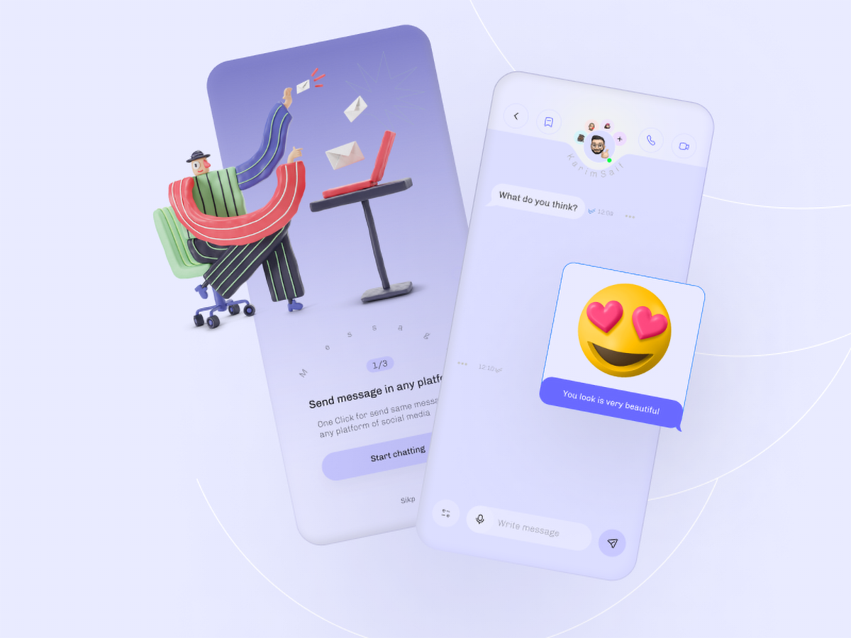 Design inspiration: web and mobile interfaces with Icons8 graphic elements: interfaces by : karim saif